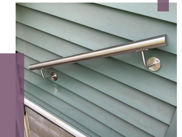 Поручни из нержавеющей стали в Скопине от 7816 руб.  | ПРОЛЁТ-Скп