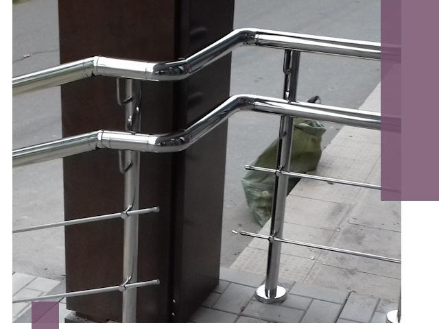 Монтаж поручней из нержавеющей стали в Скопине качественно и быстро